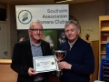 Presentation of Certificate to Cork Camera Group received by John Finn