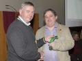 SACC Chairman Richie Dwyer presenting Bill Power with his medal