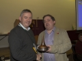 SACC Chairman Richie Dwyer presenting Bill Power with the overall winning trophy