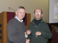 SACC Chairman Richie Dwyer presenting Christopher Bourke with his medal