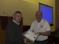 SACC Chairman Richie Dwyer presenting Tadhg Hurley with his certificate