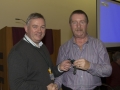 SACC Chairman Richie Dwyer presenting presenting Andy Megan wth his medal