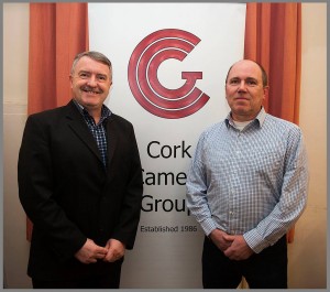 Cork Camera Group Chairman Noel O'Connell pictured with Robert Thompson